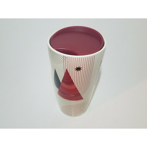 Starbucks Christmas TreeStar Holiday 2020 Double Wall Ceramic Tumbler Mug 12 Cup - Picture 7 of 11